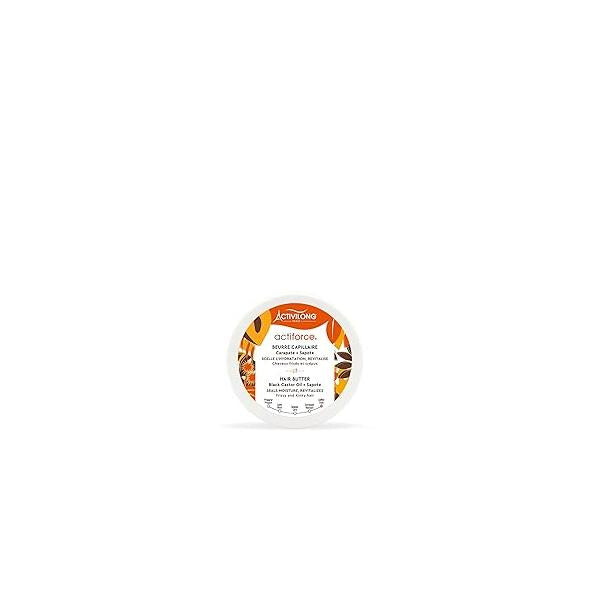 Actiforce Hair Butter Black Castor Oil Mamey Sapote - Nourish, Protect, and Revitalize Your Seal in Moisture for Healthy Vibrant Locks - 100 ml