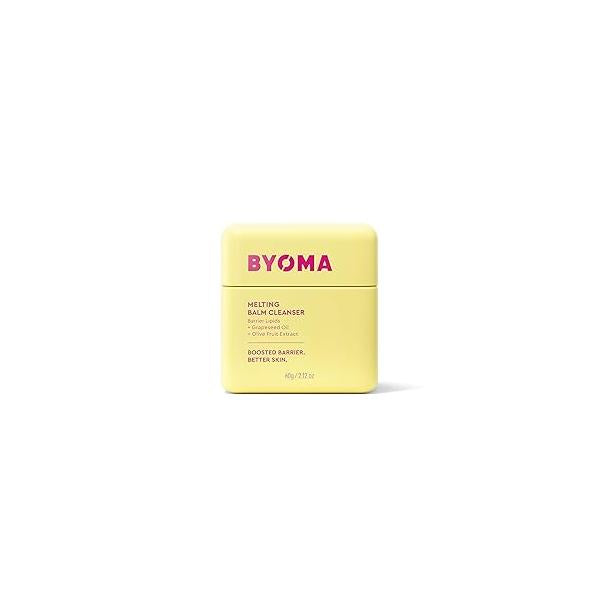 BYOMA Melting Balm Facial Cleanser - Buttery Soft Cleansing for Skin Barrier Repair Tri-Ceramide Face Wash Sensitive & All Types Deeply Hydrated Skin, No Oily Residue 2.12 oz