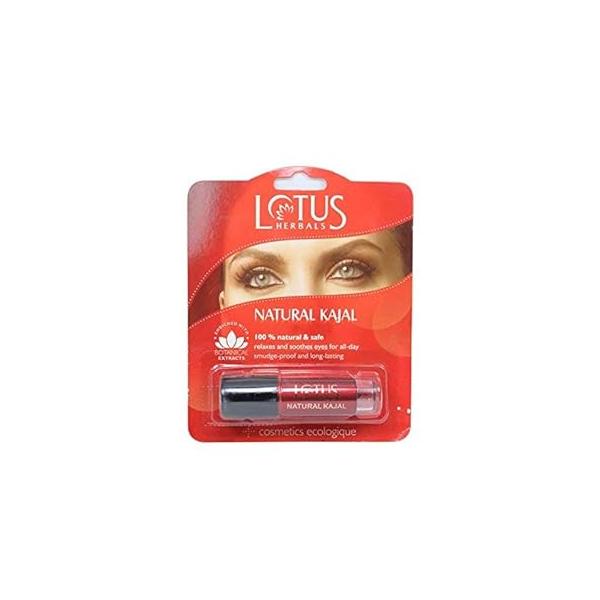 Natural Kajal 100% natural & Safe 4 g (Pack of 3)