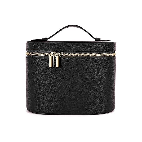 Vanity Case Makeup Bag with Removable Organizer Divider, Travel Toiletry Cosmetic for Women