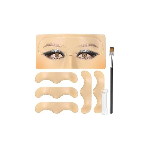 Tattoo Practice Skin, Makeup Face, JimKing Board, Faccial Skin for Professional and Beginners, 3D Realistic Model Face