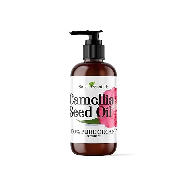 Organic Camellia Seed Oil | Imported From Japan 8oz Bottle 100% Pure For Hair & Skin Use Japanese Beauty Oleifera