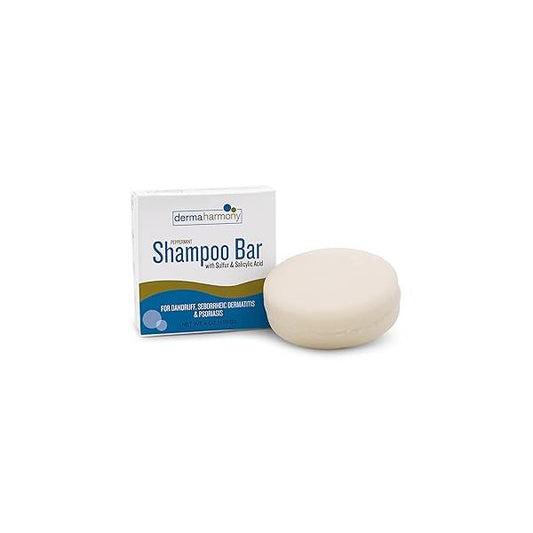 5% Sulfur 2% Salicylic Acid Shampoo Bar for Dandruff (4 oz)