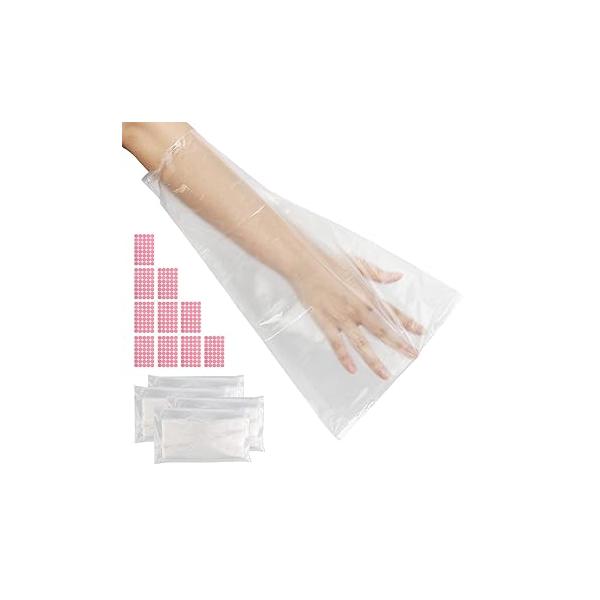 Segbeauty Paraffin Wax Bags for Hands and Feet, 200 Counts Plastic Liners, thera-py Bath Refill Socks Gloves Mitts Covers treat-ment Machine