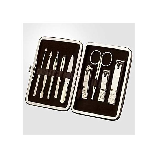 World No. 1. Three Seven (777) Travel Manicure Grooming Kit Nail Clipper Set (9 PCs, TS-392WG), MADE IN KOREA, SINCE 1975.