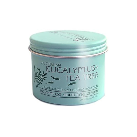BALM OF GILEAD Foot Cream with Tea Tree and Eucalyptus, Antifungal - Intensive Athletes Treatment for Dry Cracked Heels Feet, Nail Ringworm Treatment, Body Skin Advanced Soothing