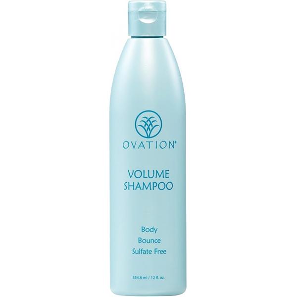 Ovation Hair Volume Shampoo - For Voluminous, Bouncy 12 oz Gentle Cleansing and Helps Removes Excess Oil Fine, Thin With Fenugreek, Aloe Vera, Saw Palmetto