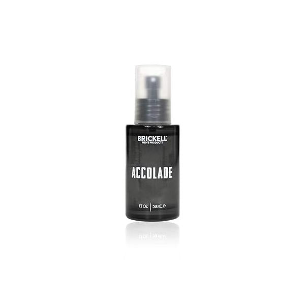 Brickell Men's Accolade Cologne for Men, Italian Bergamot, Cedarwood, Sandalwood, Lemon, and Guaiac Wood Scent, Natural Organic, 1.7 Ounces