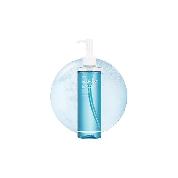 medicube Zero Pore Blackhead Deep Cleansing Oil | Makeup Remover for all skin types, Daily Moisture Facial Cleanser, Low-Irritation Korean Skin Care (205ml / 6.93 fl.oz)