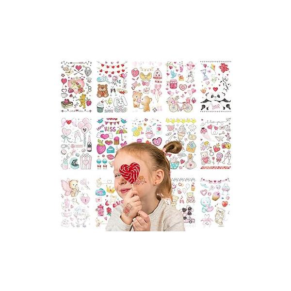 Fake Small Black Henna Temporary Tattoos 10 Pack for Adult Women, Realistic Flower Lace Finger Hand Arm Removable Body Art Stickers Summer Wedding Party Bridal Favors, Long Lasting Waterproof