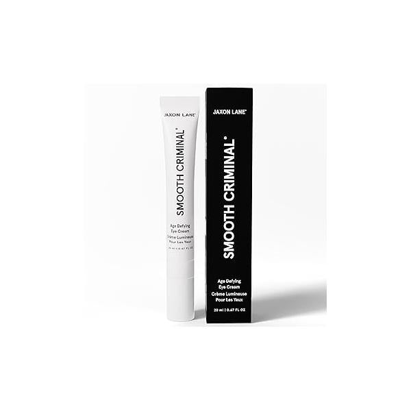 Under Eye Cream for Dark Circles and Puffiness | SMOOTH CRIMINAL Age Defying Niacinamide Caffeine Puffy Bags Treatment Men Anti Aging & Wrinkle Removal with Bakuchiol