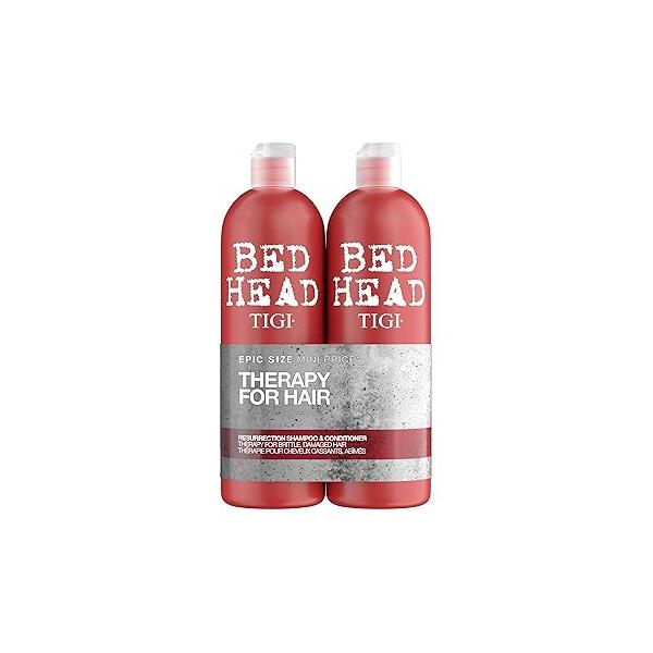 Tigi Bed Head Urban Anti+dotes Resurrection Shampoo & Conditioner Damage Level 3, 25.36 Ounce(Pack of 2)