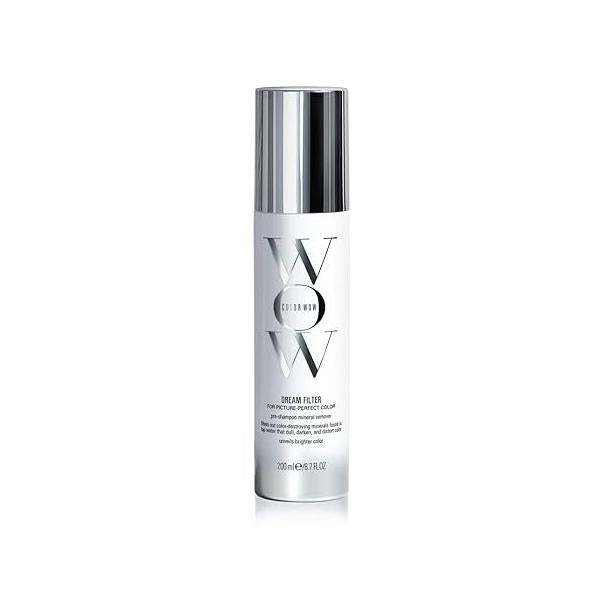 COLOR WOW Dream Filter Pre Shampoo Mineral Remover - Hard water detox | Get Lighter, Brighter, Shinier Color in 3 Minutes