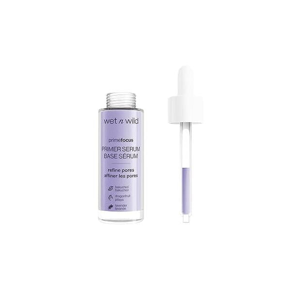 wet n wild Prime Focus Primer Serum for Face, Hydrating Dry Skin, Makeup