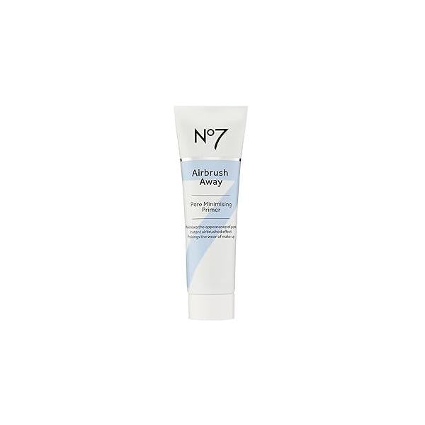 No7 Airbrush Away Pore Minimizing Facial Primer - Lightweight, Matte & Minimizer for Face Makeup Oily Skin (30ml)