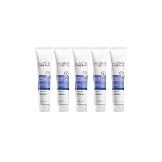 Avon Moisture Therapy Intensive Healing & Repair Hand Cream Lot of 5, 4.2 fl. oz. Each - Deep Hydration for Dry, Cracked Skin, Fragrance-Free, Hypoallergenic,