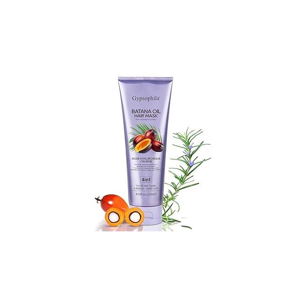 Batana Oil for Hair Growth,100% Pure & Organic Oil,Enhances Thickness, Prevents Loss,Repairs Damaged Cosmetic Scalp Mask Men Women