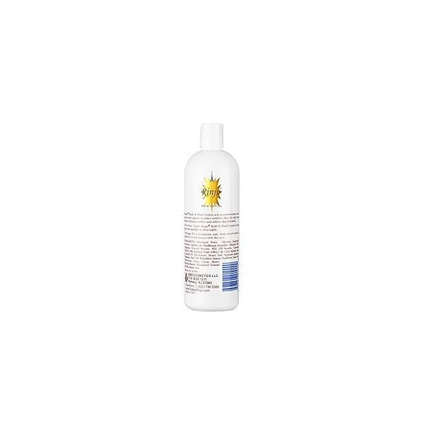 Rinju Body & Hand Lotion - Non-Greasy for Women Men 16 Oz Enriched with Vitamin E Extremely Dry Skin Care Essentials