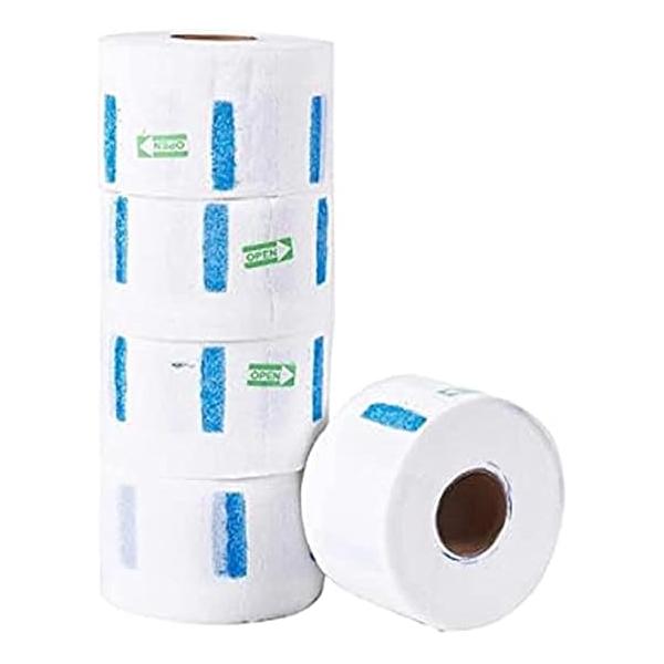 Neck Strips Barber Accessories Professional, Supplies 5 Rolls & 500 Strips, Disposable Strip, Tape for Hair Cutting, Shop Stuff, White