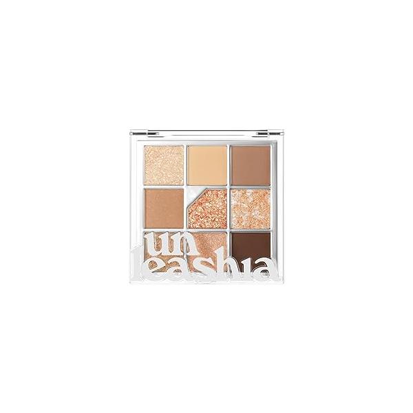 UNLEASHIA Glitterpedia Eye Shadow Palette NO1 - Shimmer Eyeshadow with Versatile Glitter Textures Makeup for Brown Eyes, Blue Eyes Paletas de Sombras para Ojos