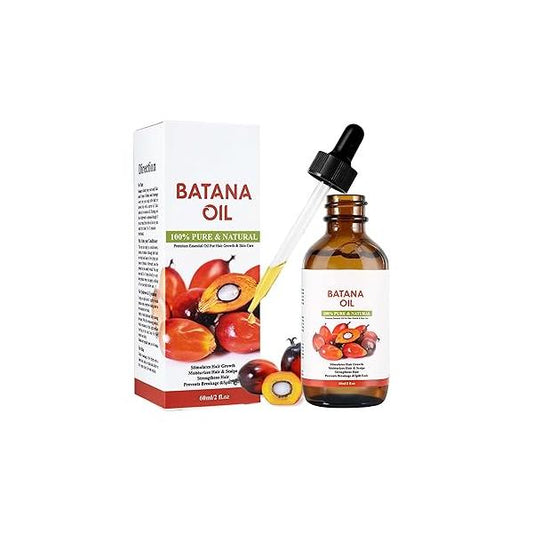 Batana Hair Growth Oil - 100% Natural for thicker and stronger hair, unrefined, suitable all hair types 60Ml