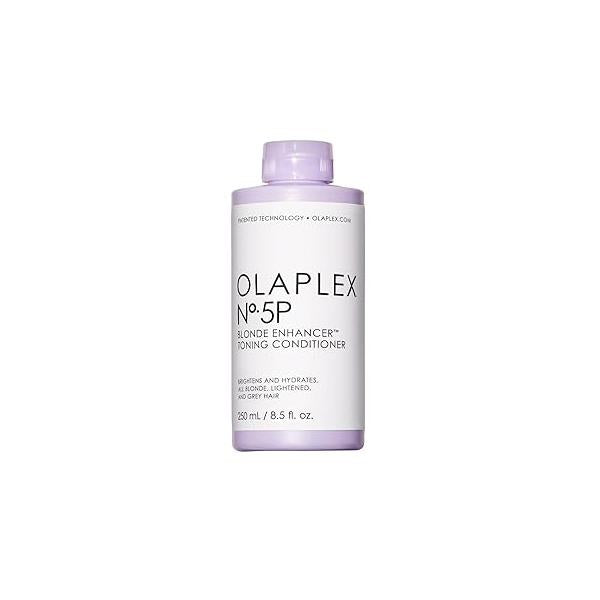 Olaplex No. 5P Blonde Enhancer Purple Toning Conditioner, Repairs, Hydrates, & Brightens All Blonde, Lightened, Grey Hair, 8.5 fl oz