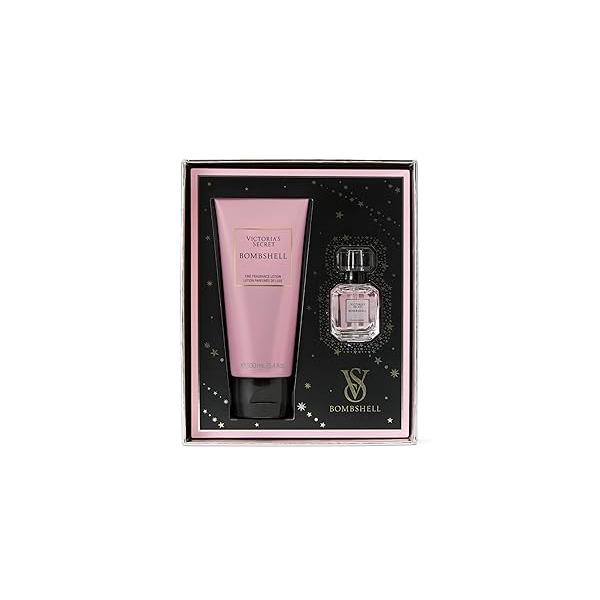 Victoria's Secret Bombshell Mini Fragrance Duo Gift Set, Eau de Parfum & Travel Lotion