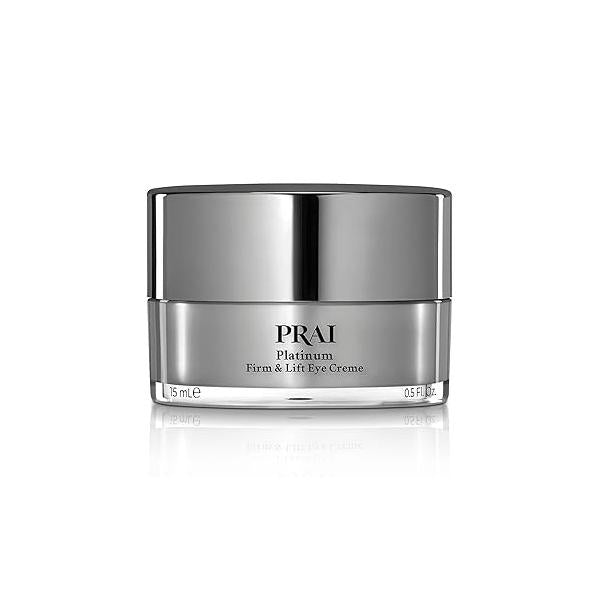 PRAI Beauty Platinum Firm and Lift Eye Creme - Tightening Firming Cream Anti-Aging Under Irritation Free 0.5 Oz