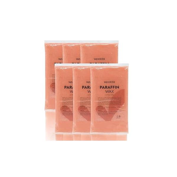 Paraffin Wax Refills for Baths, 6 packs Unscent Hand and Feet Hydration Moisturizing