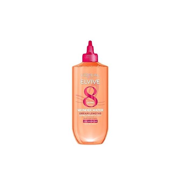 L'Oreal Paris Elvive Dream Lengths 8 Second Wonder Water Detangling Lamellar Rinse Out, 6.8 Ounce