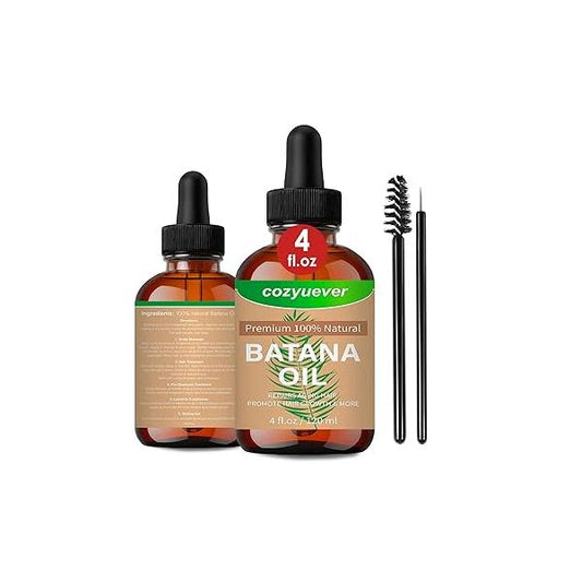 Batana Hair Oil - 4 Oz, 100% Pure Natural for Growth, Thickening, Split Ends & Dryness For Men Women