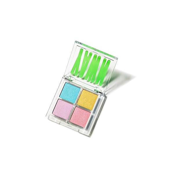 YAWN Non-Toxic Dance Party Eyeshadow Palette for Kids & Teens | Talc-Free Shimmer Vegan, Cruelty-Free Clean Beauty Made in USA