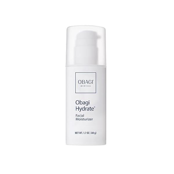 Obagi Hydrate Facial Moisturizer - Non-Comedogenic Intensely Hydrating All Day that Combats Dryness with Tara Seed Extract, Shea Butter & Avocado Oil