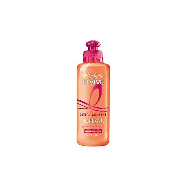 L'Oreal Paris Elvive Dream Lengths No Haircut Cream Leave In Conditioner, 6.8 fl. oz.