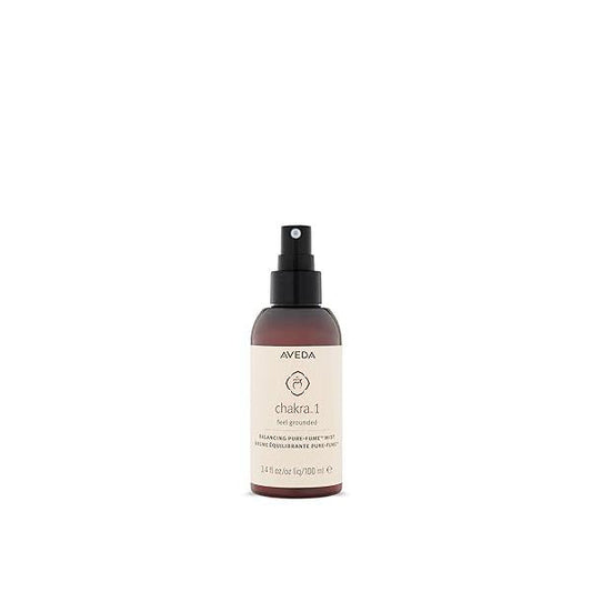 Aveda Chakra 1 Balancing Pure-Fume Mist: Grounded | Body & Room Spray Balances Root With Certified Organic Olibanum, Vetiver, Patchouli, 3.4 Fl Oz