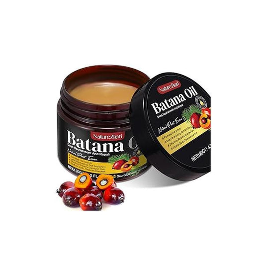 Batana Oil for Hair Growth - 100% Pure From Honduras Dr. Sebi Raw, Moisturizing Scalp Promotes Thickness Men & Women
