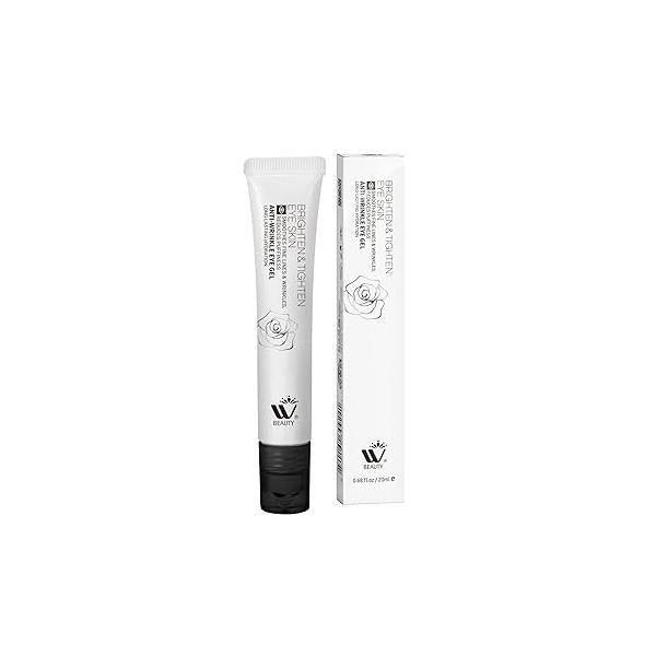 Eye Cream with Metal Roller | Anti-Aging Treatment for Dark Circles, Puffiness & Wrinkles Hyaluronic Acid, Retinol Niacinamide Hydrating Cooling Under 20ml