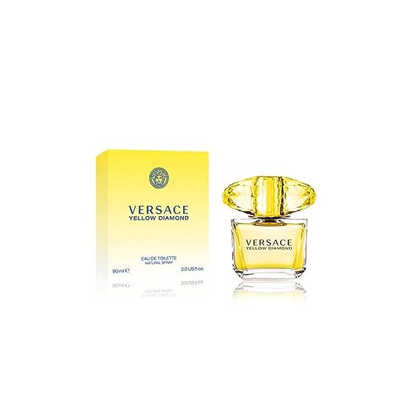 Versace Yellow Diamond for Women Eau de Toilette Spray, 3 Ounce, Floral fruity