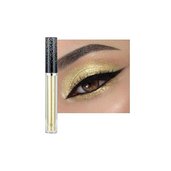 Liquid Eyeshadow, Purple, High-Pigmented Colorful Glitter Eye Shadow