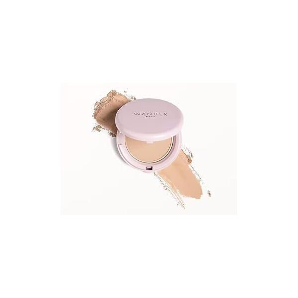 Wander Beauty Women's Wanderlust Powder Foundation, Light, Tan, 0.3 Ounce