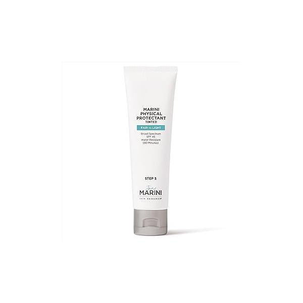 Jan Marini Skin Research Physical Protectant Tinted SPF 45 - Daily Face Product Facial Sunscreen Aids Against Visible Wrinkles Light to Medium Tones 2 oz