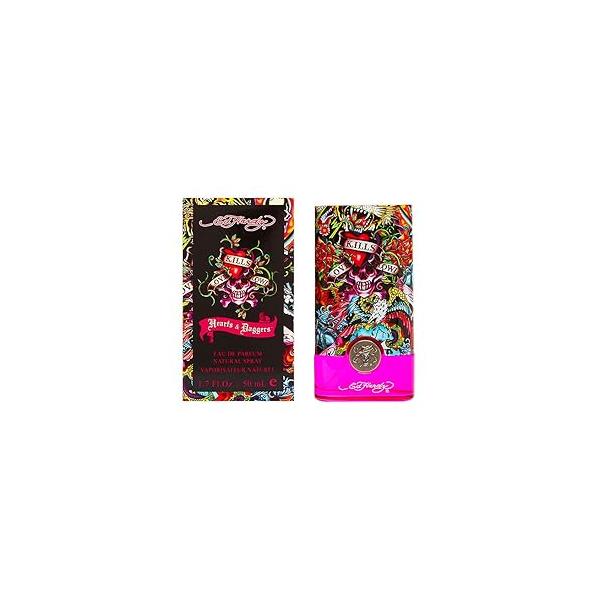 Ed Hardy Christian Audigier Hearts and Daggers Eau De Parfum Spray for Women, 1.7 Ounce