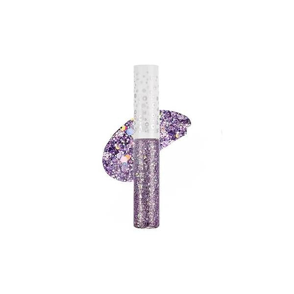 Liquid Glitter Eyeshadow & Eyeliner - Metallic Shimmer Eye Looks Waterproof, Long Lasting Quick-Drying Sparkling Shadow Makeup Euphoria 03