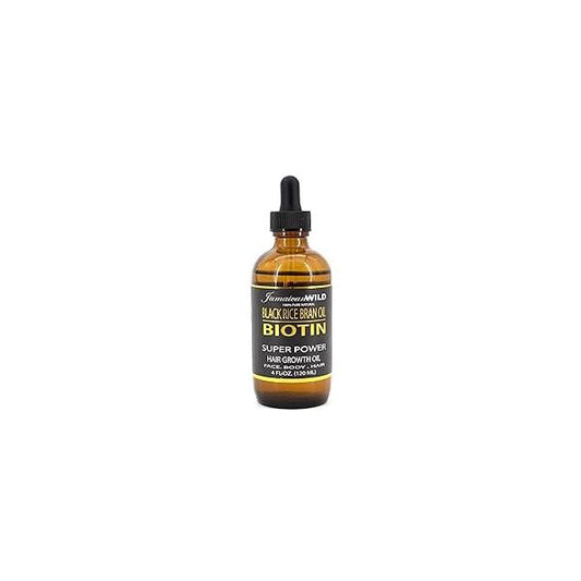 Black Rice Oil - BIOTIN | Super Power Hair Growth for Face, Body & (4 OZ)