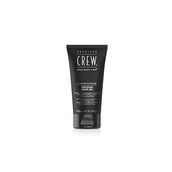 American Crew Shave Gel for Men, Soothes Skin and Prevents Irritation, 5.1 Fl Oz