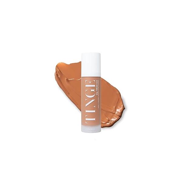 Tinge Tint Body Makeup, Lasts Up to 48 Hours, Medium Coverage Cream With Amino Acids, Hyaluronic Acid & Lysine, Semi Matte Finish, Water Transfer Resistant, 3.38 Fl Oz - Cool