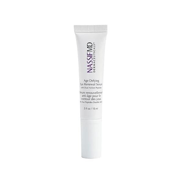 NassifMD Eye Renewal Wrinkle Cream, Anti Aging Cream for Women, Firming Under Dark Circles and Puffiness, Brightening