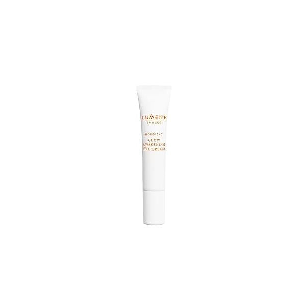 Lumene Nordic-C [Valo] Eye Cream - Energizing Under for Dark Circles, Puffiness & Wrinkles Radiance Boosting Formula Enriched with Vitamin C Hyaluronic Acid (0.5 oz)