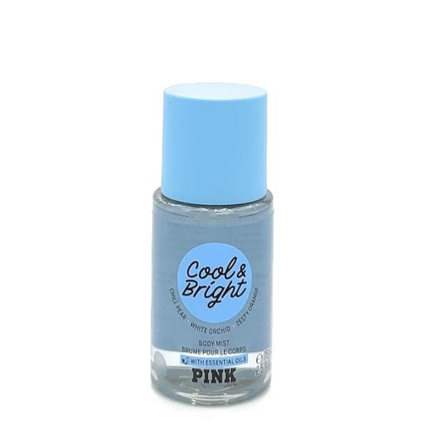Victoria's Secret Pink Cool & Bright Body Mist with Essential Oils, 2.5 Fl Oz