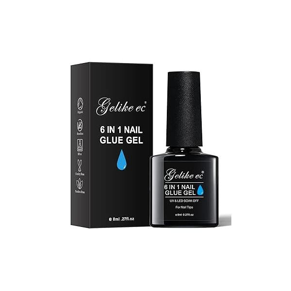 Gelike EC Solid Glue Gel for Nail - Adhesive Press on Tips 30g